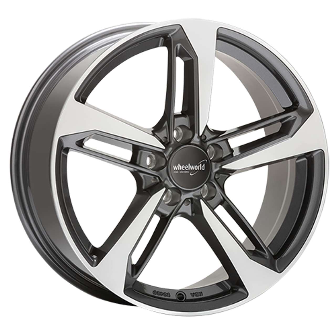 WHEELWORLD-2DRV WH36 dark gunmetal full machined 8.5Jx19 5x112 ET40