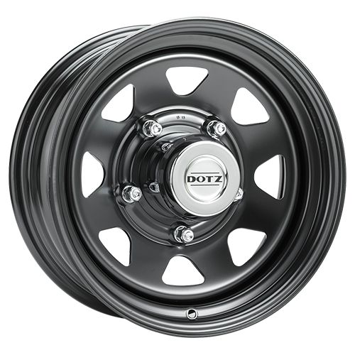 DOTZ DAKAR 4x4 schwarz/silber 6.0Jx15 5x112 ET30