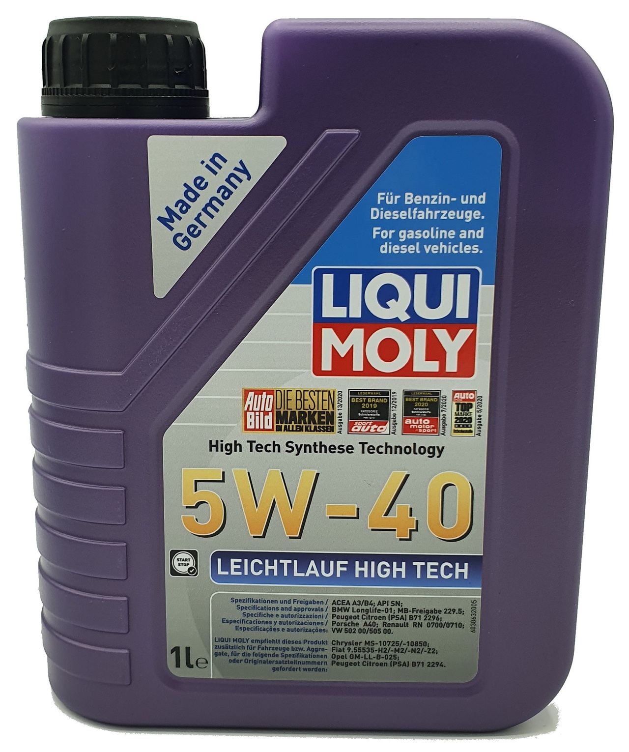 Liqui Moly Leichtlauf High Tech 5W-40 1 Liter