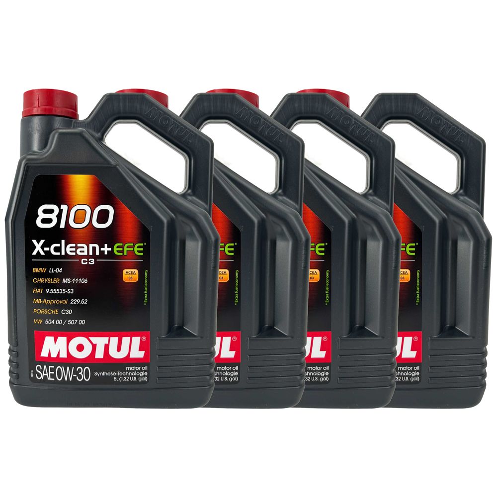 Motul 8100 X-Clean + EFE 0W-30 4x5 Liter