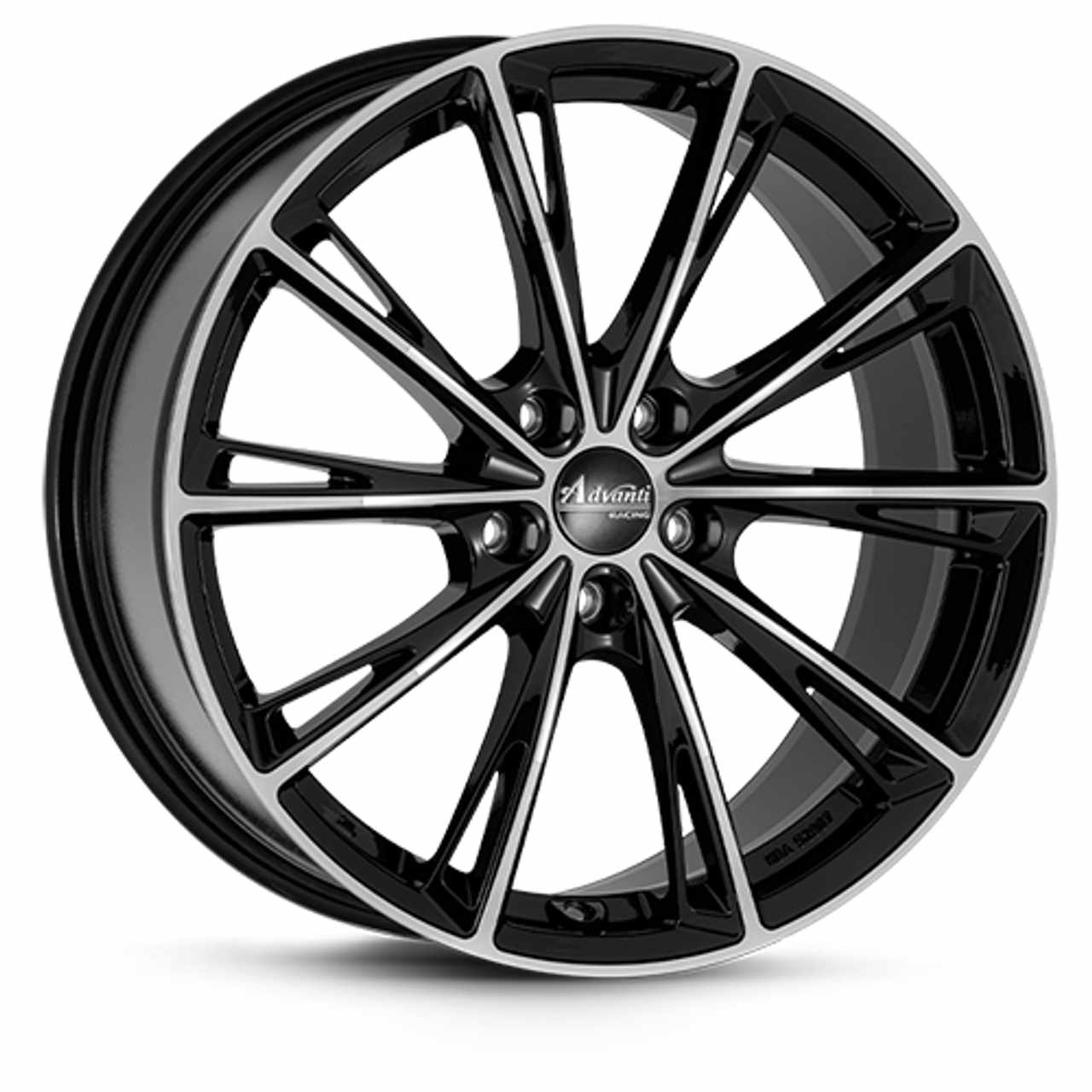 OXXO WHEELS PREDATOR BLACK black polished 8.0Jx18 5x112 ET30