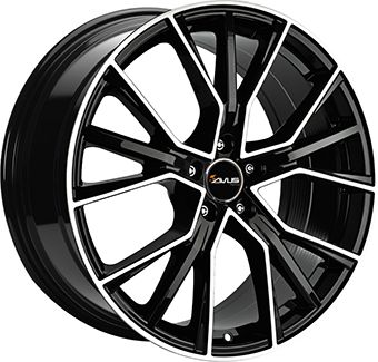 AVUS RACING AF18 black polished 10.5Jx22 5x112 ET43