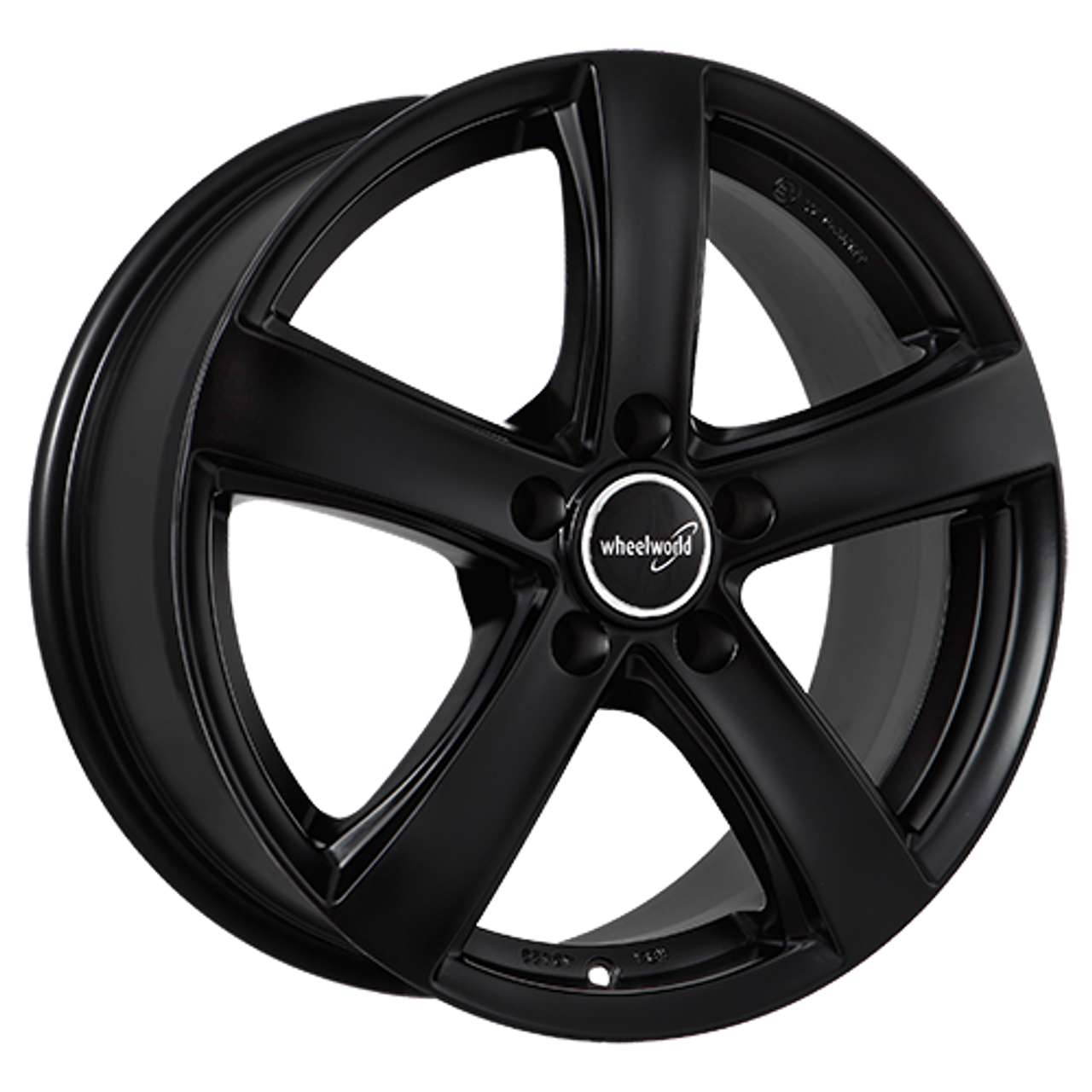 WHEELWORLD-2DRV WH24 schwarz mattlackiert 6.5Jx16 5x112 ET42