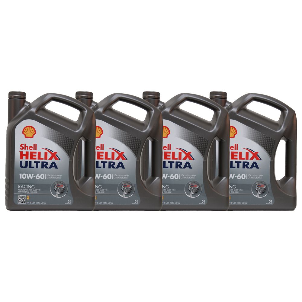 Shell Helix Ultra Racing 10W-60 4x5 Liter