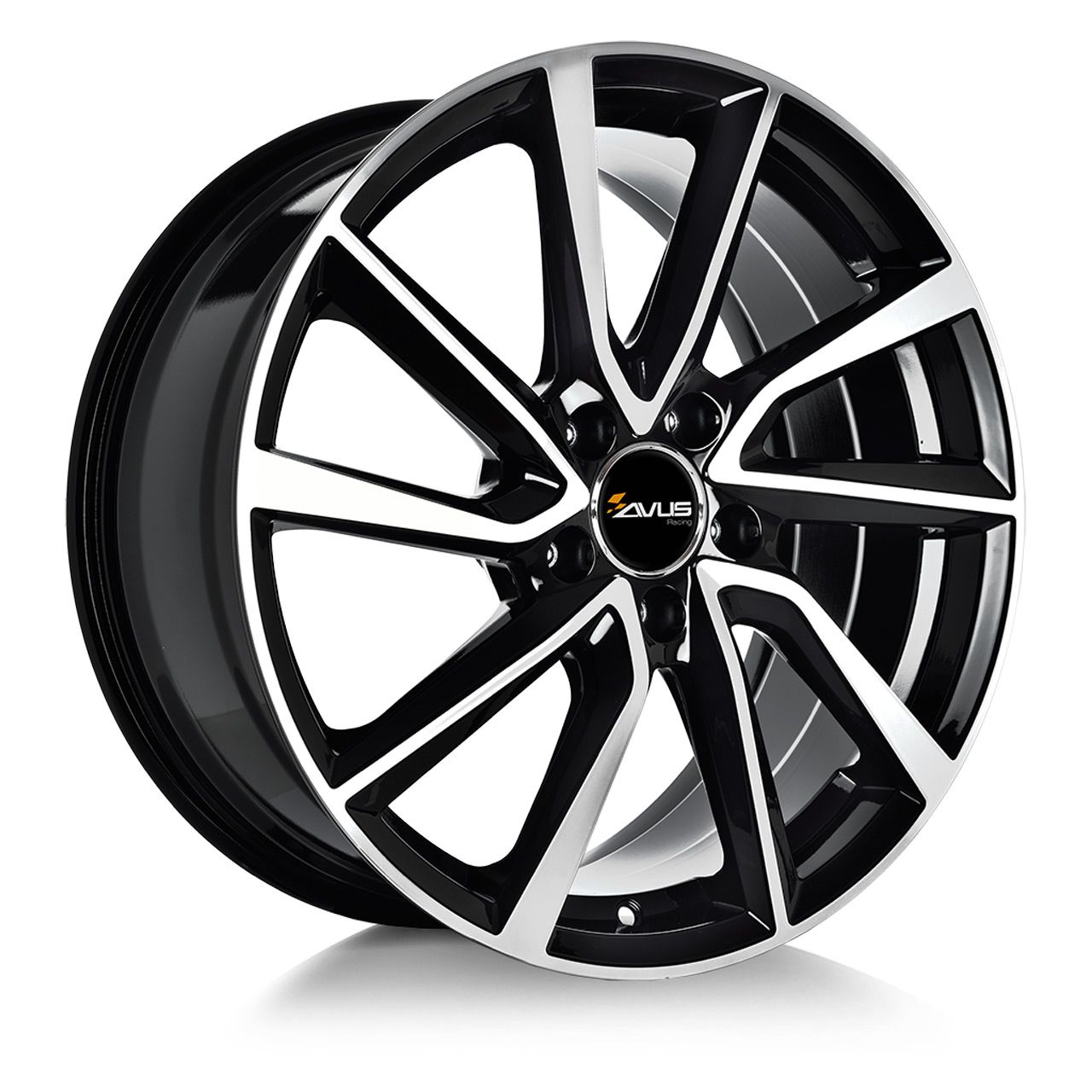 AVUS RACING AC-518 black polished 8.0Jx18 5x112 ET30